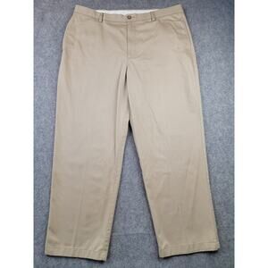 L.L.Bean Pants Mens 38x30 Khaki Natural Fit Double L Chino 100% Cotton